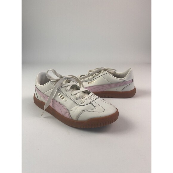 PUMA Club 5v5 Low Top Sneaker 9 Warm White Wisp Of Pink - Picture 12 of 13
